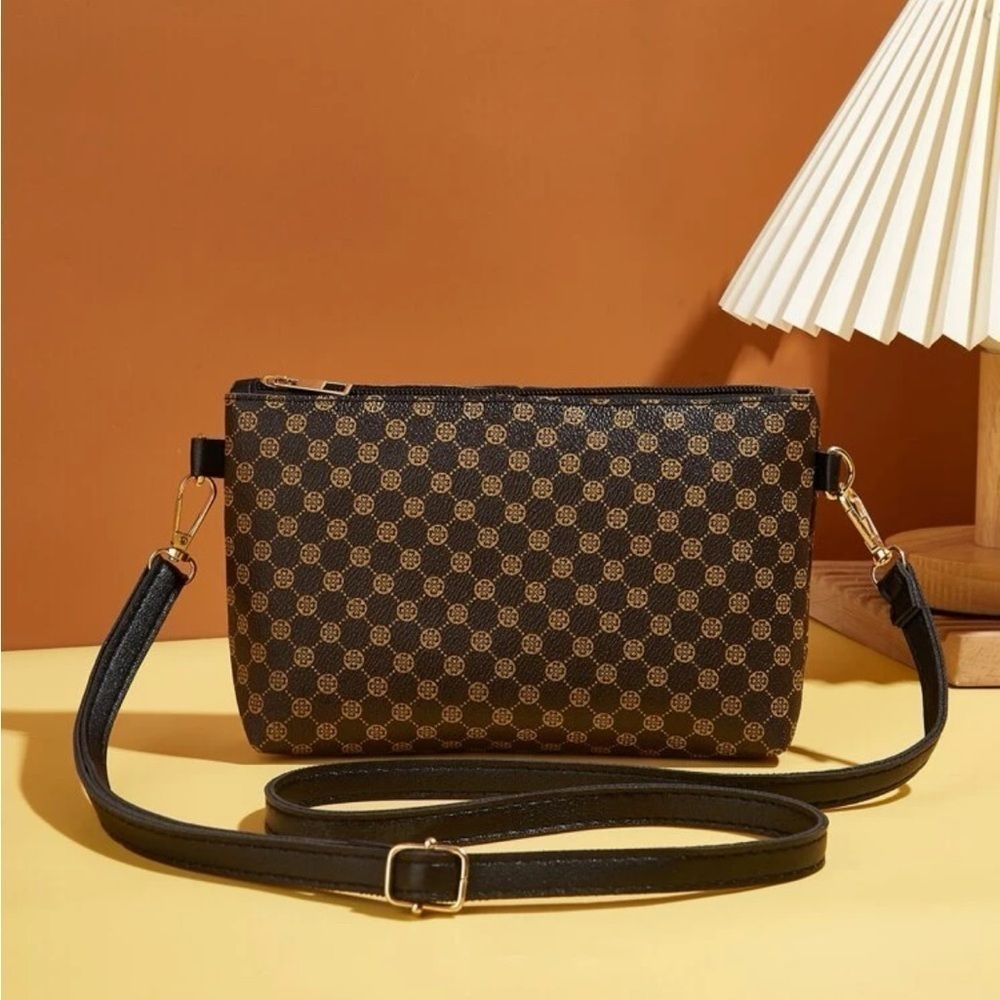 ⚠️Clearance Brown And Black Square Crossbody Bag - Picture 6 of 6